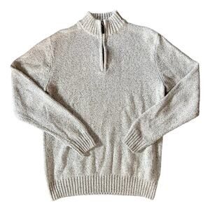 Chaps Thick Knit Cotton Quarter Zip